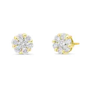 14k Gold .50ct Diamond Stud Earrings