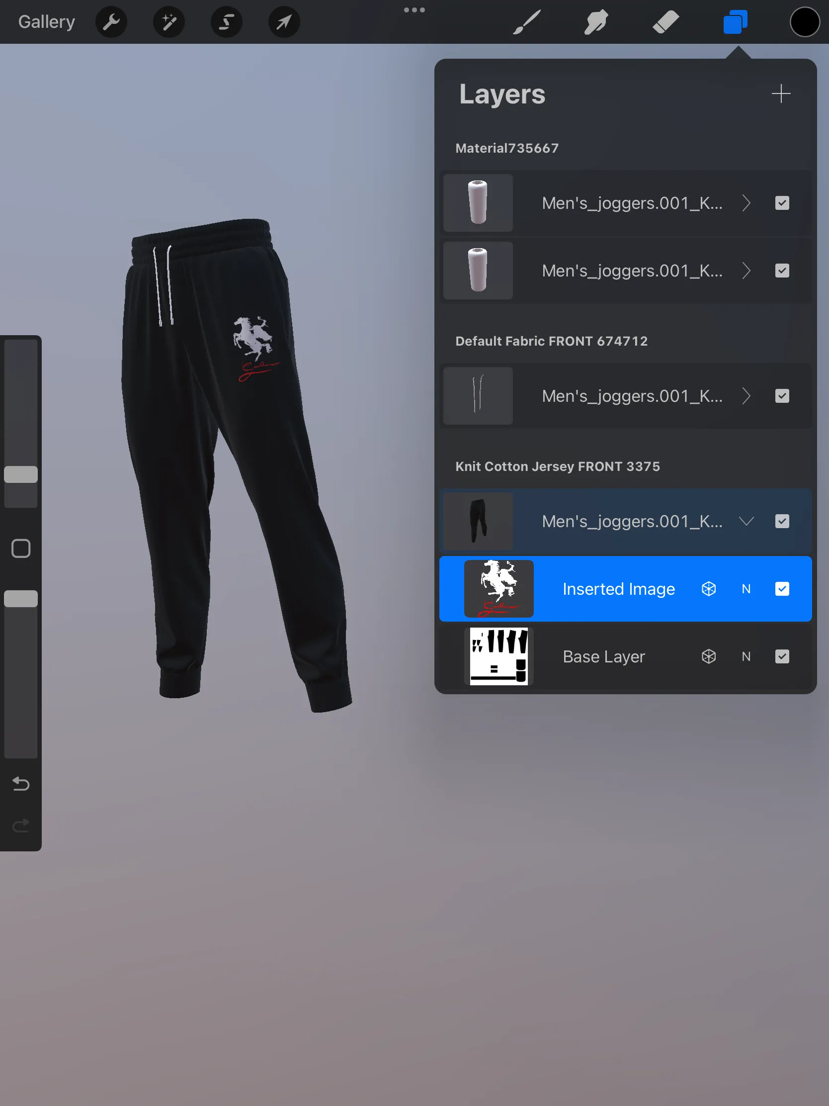 3D Joggers Unisex with textures