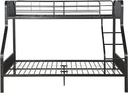 ACME Caius Bunk Bed (Twin XL/Queen) in Gunmetal 37605