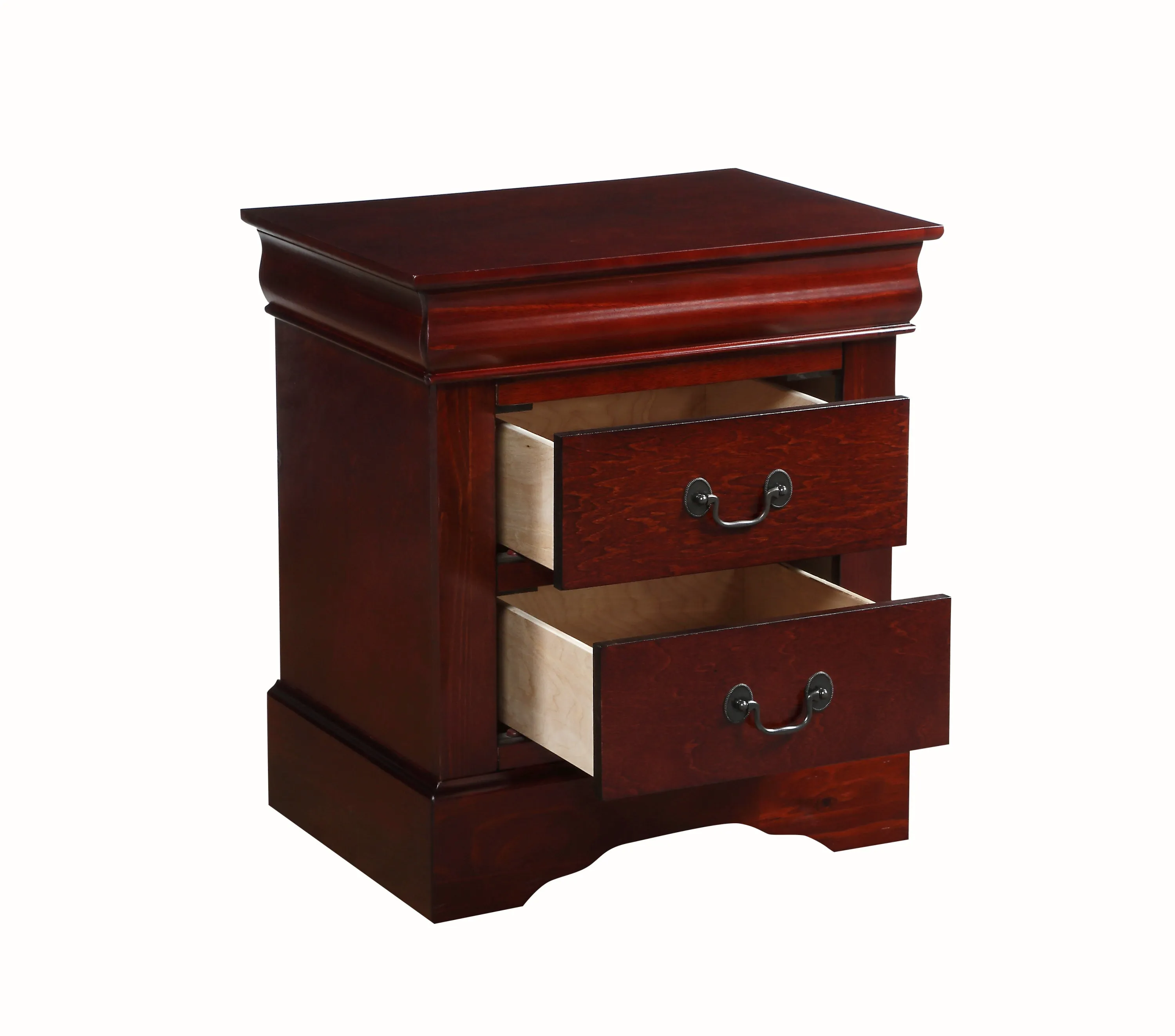 ACME Louis Philippe III Nightstand in Cherry 19523