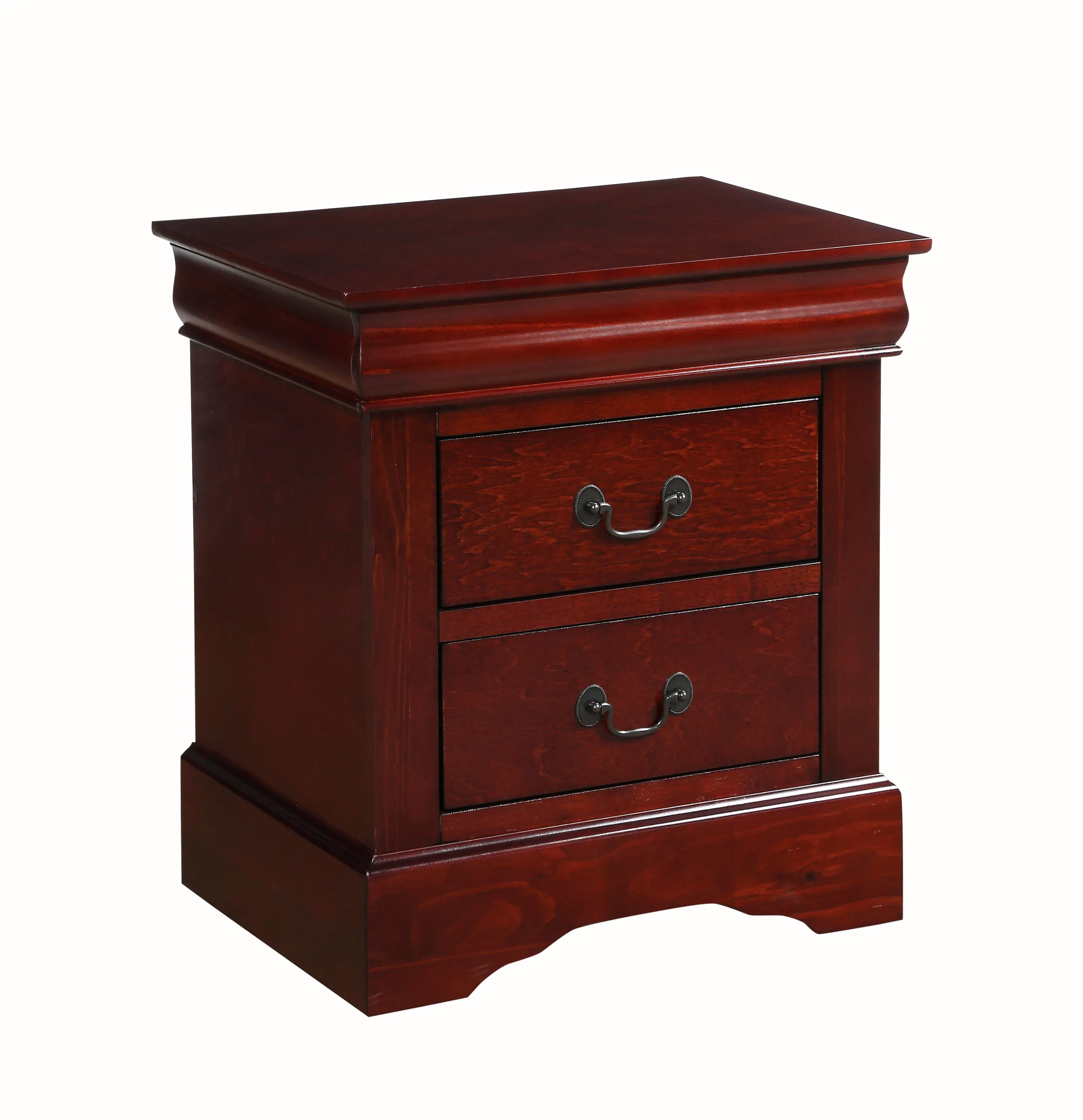 ACME Louis Philippe III Nightstand in Cherry 19523