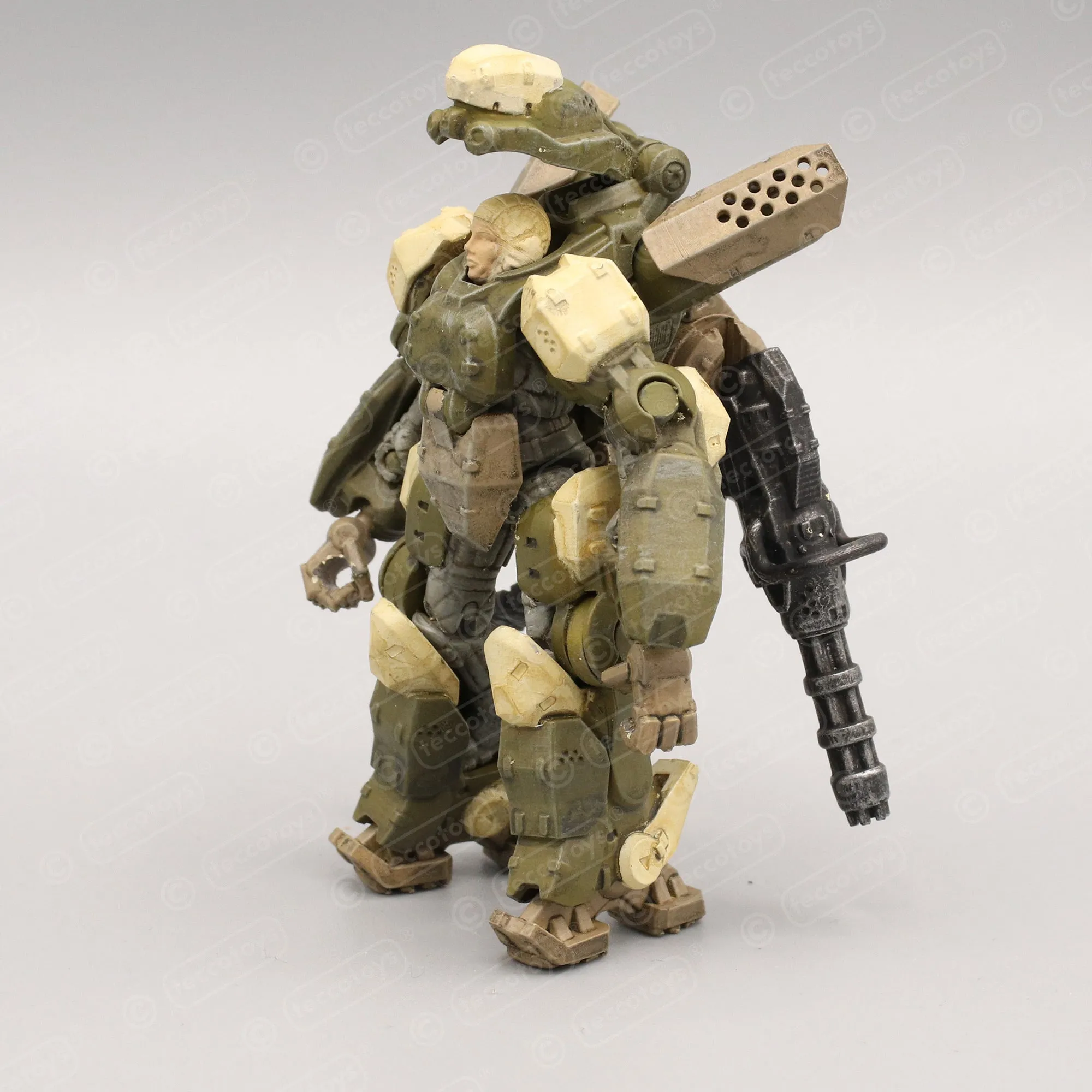 Age Of Mecha™ Exo Armor "Heavy" 3D printable action figure file (pre-supported)