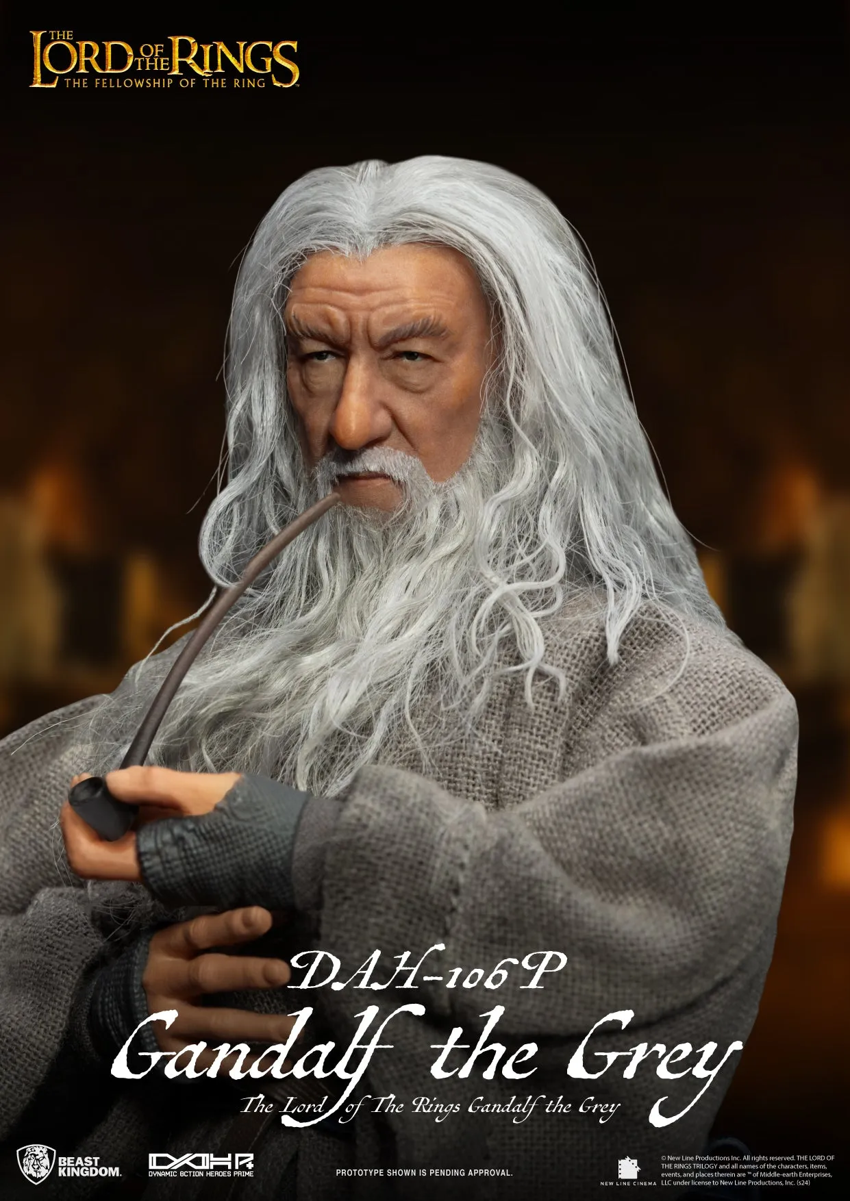 Beast Kingdom DAH-106P The Lord of The Rings Gandalf the Grey