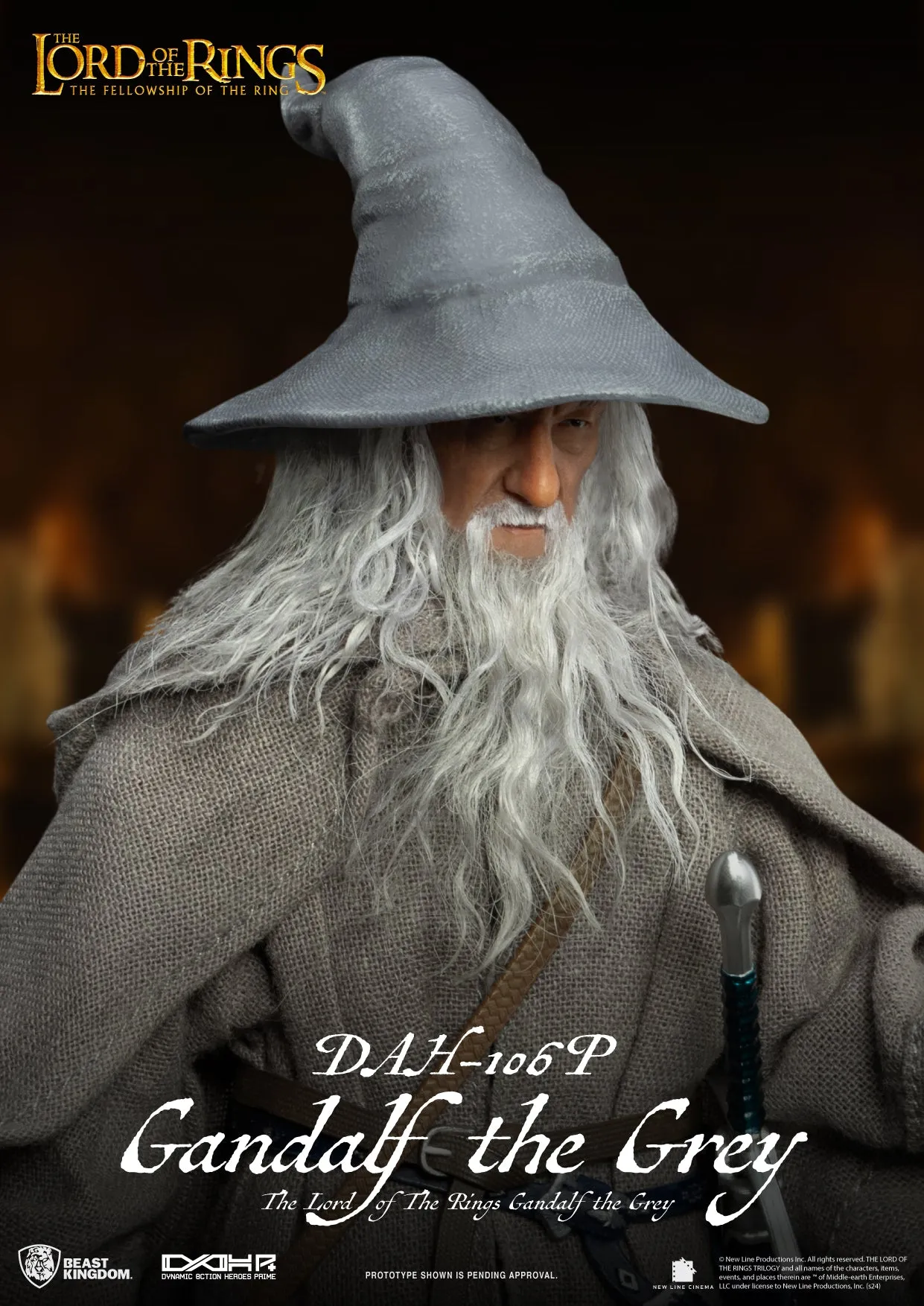 Beast Kingdom DAH-106P The Lord of The Rings Gandalf the Grey