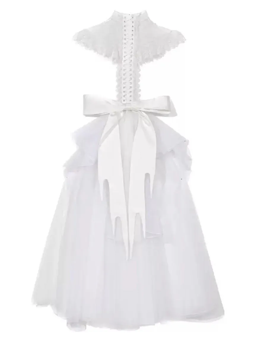 [Blood Supply] Corpse Bride Cape With Spine Outer Skirt