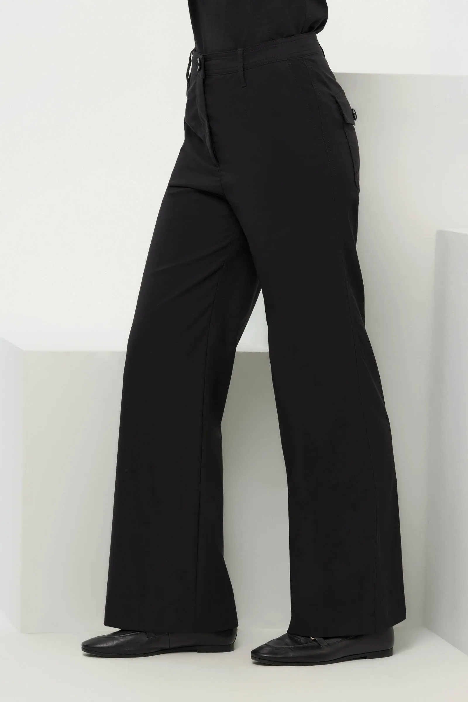 Brooklyn Wide Leg Mid-weight Pant