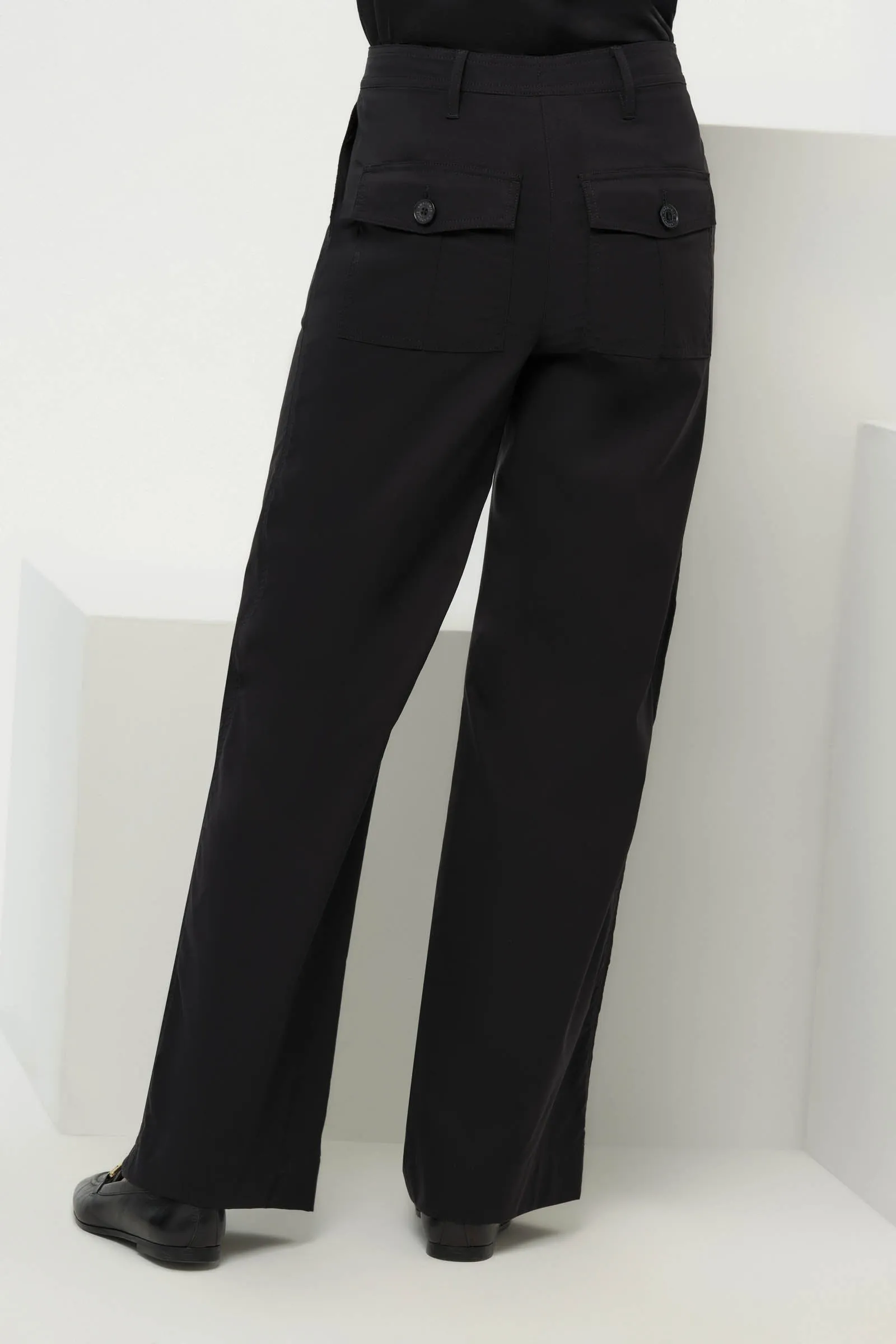 Brooklyn Wide Leg Mid-weight Pant