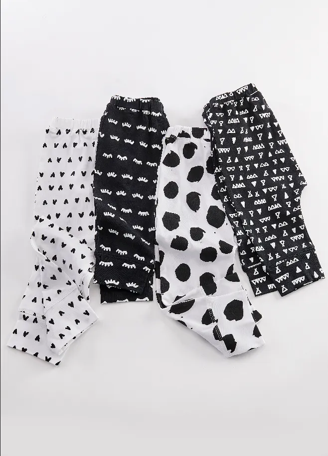 Cartwheels brand Black/White Print Haram Pants