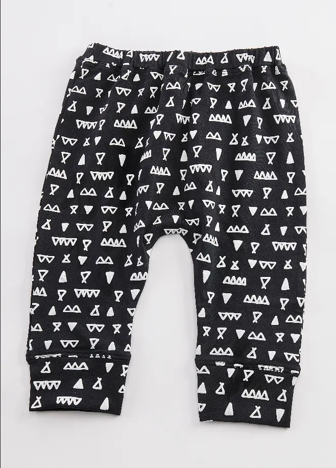 Cartwheels brand Black/White Print Haram Pants