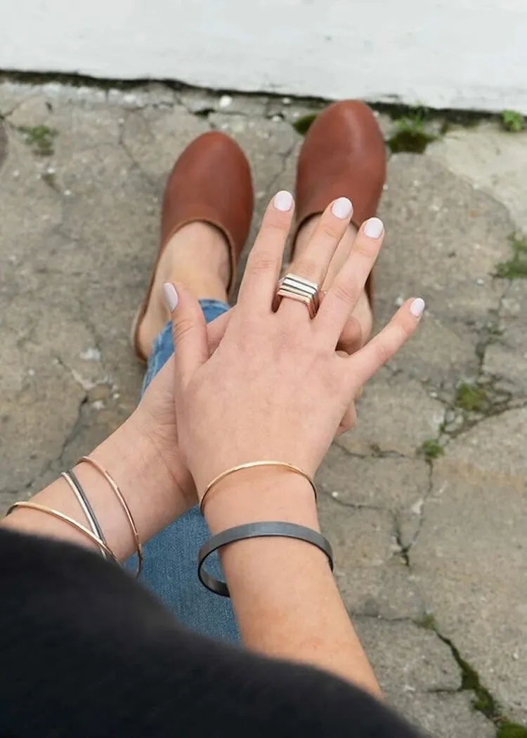 Colleen Mauer Designs | 7 Stack Square Ring Set