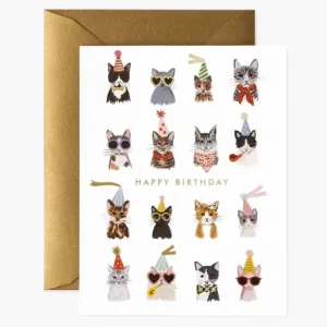 Cool Cats Birthday Card by Rifle Paper Co