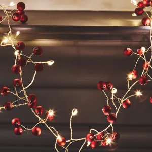 Cranberry Indoor String Lights