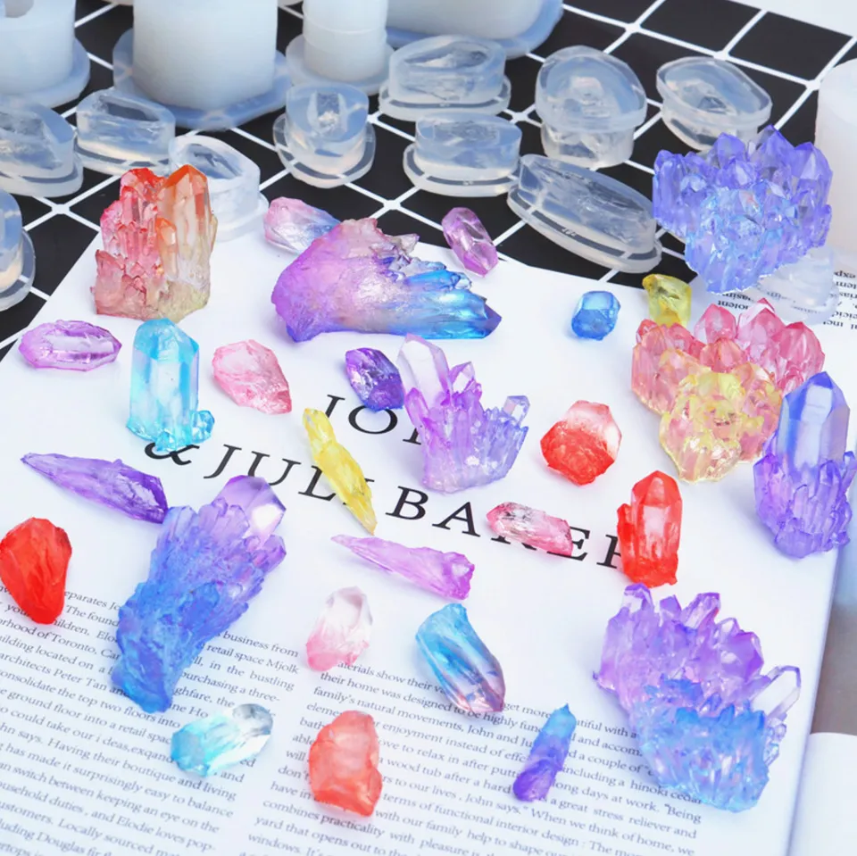 Crystals Shard Cluster Silicone Mold