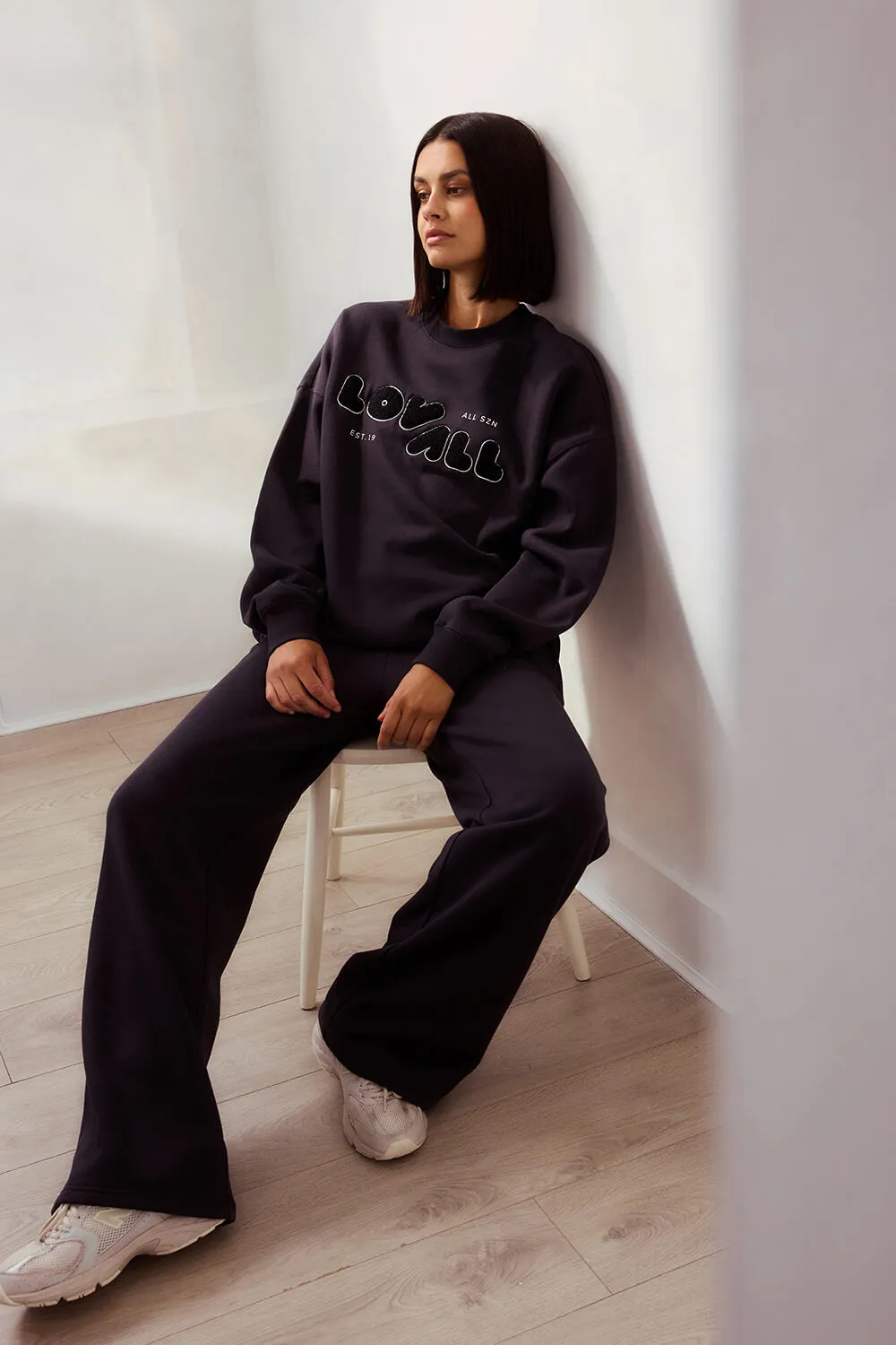 Curve ALL SZN Organic Oversized Sweatshirt Style 2 - Shadow