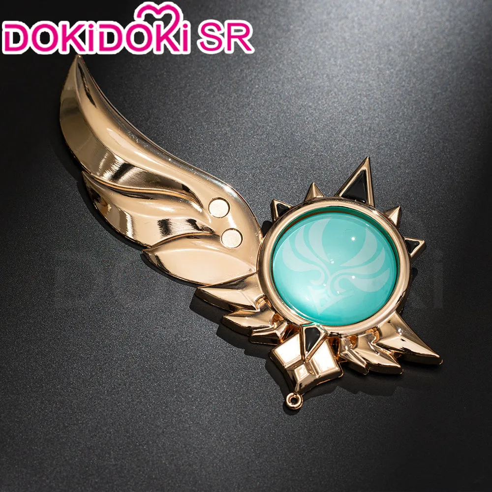 DokiDoki-SR Game Genshin Impact Cosplay Venti Costume Doujin Wind Band Cosplay Casual Streetwear