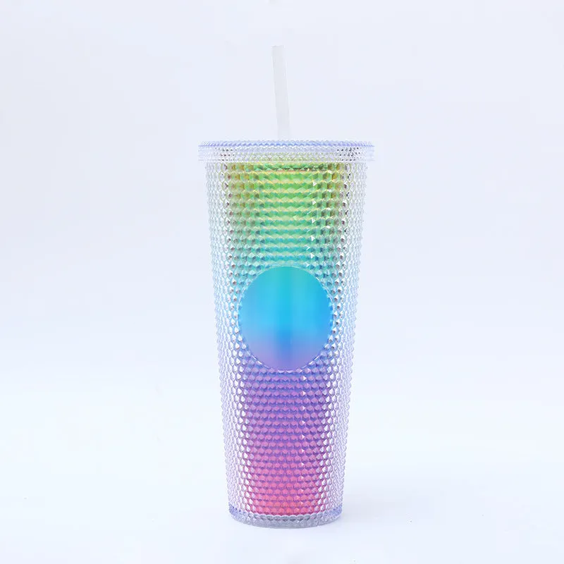 Double layer Stylish Plastic Cup