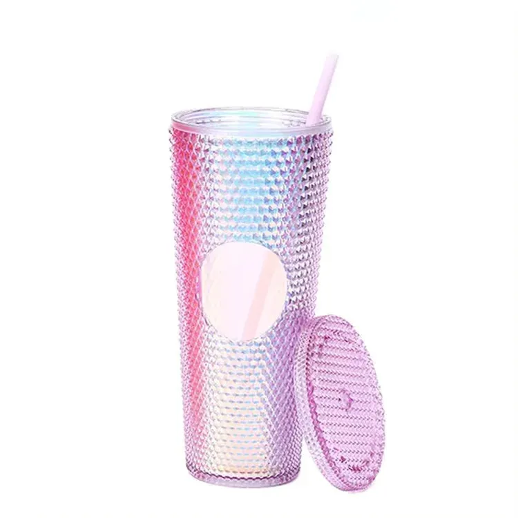 Double layer Stylish Plastic Cup