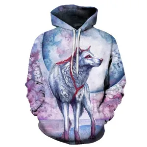 Flower Wolf Hoodie