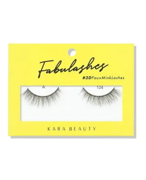 Kara Beauty 3D Faux Mink Eyelashes-A104