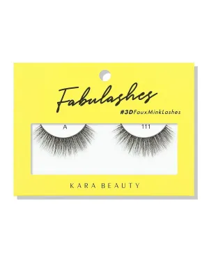 Kara Beauty 3D Faux Mink Eyelashes-A111