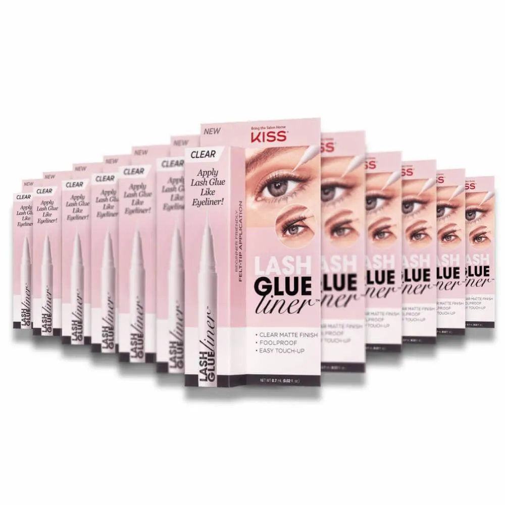 Kiss - Lash Glue Liner, Clear - 0.02 Oz - 12 Pack