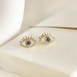 Lash Evil Eye Studs