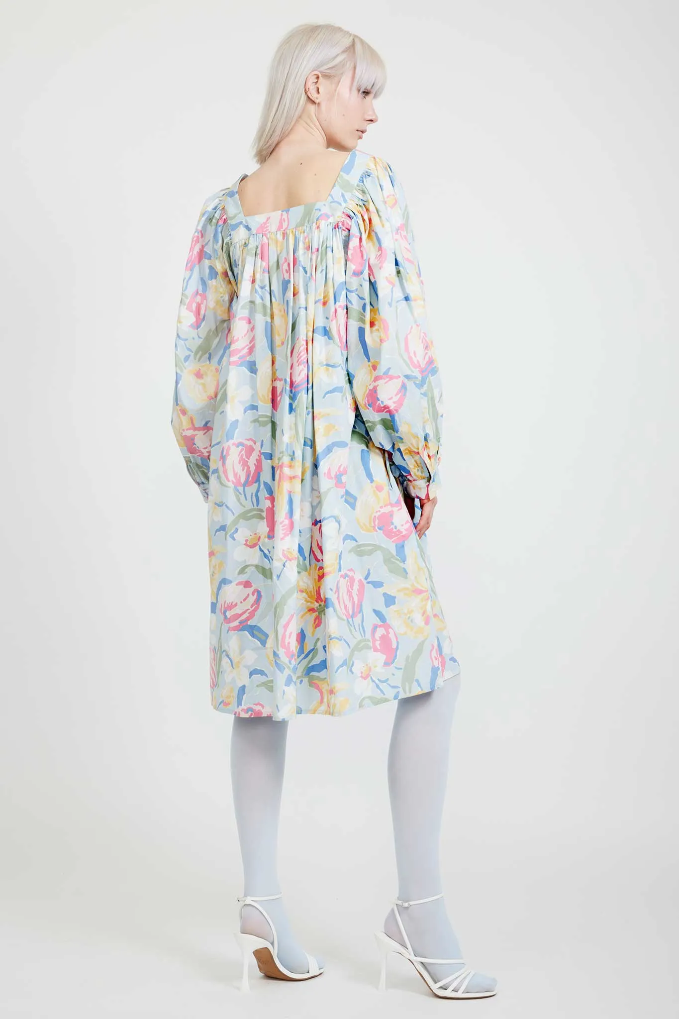 Laura Ashley x BATSHEVA Beaumaris Dress in Tulips