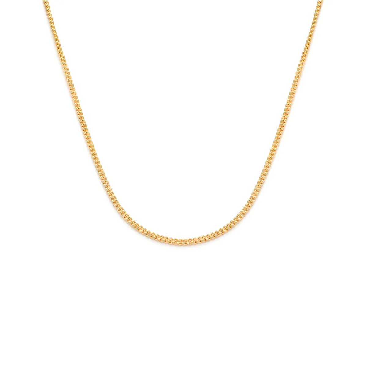 Leah Yard Heavy Minimalist Curb Chain 14K Gold Filled