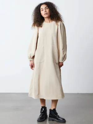 Lolly's Laundry Lucas Cord Dress in Cream