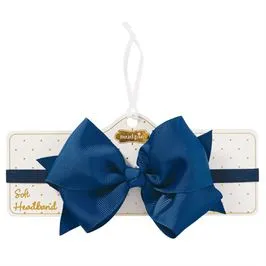 Mudpie Navy Bow Headband