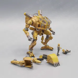 Pocket Mech™ "Construction" 3D printable action figure file (pre-supported)