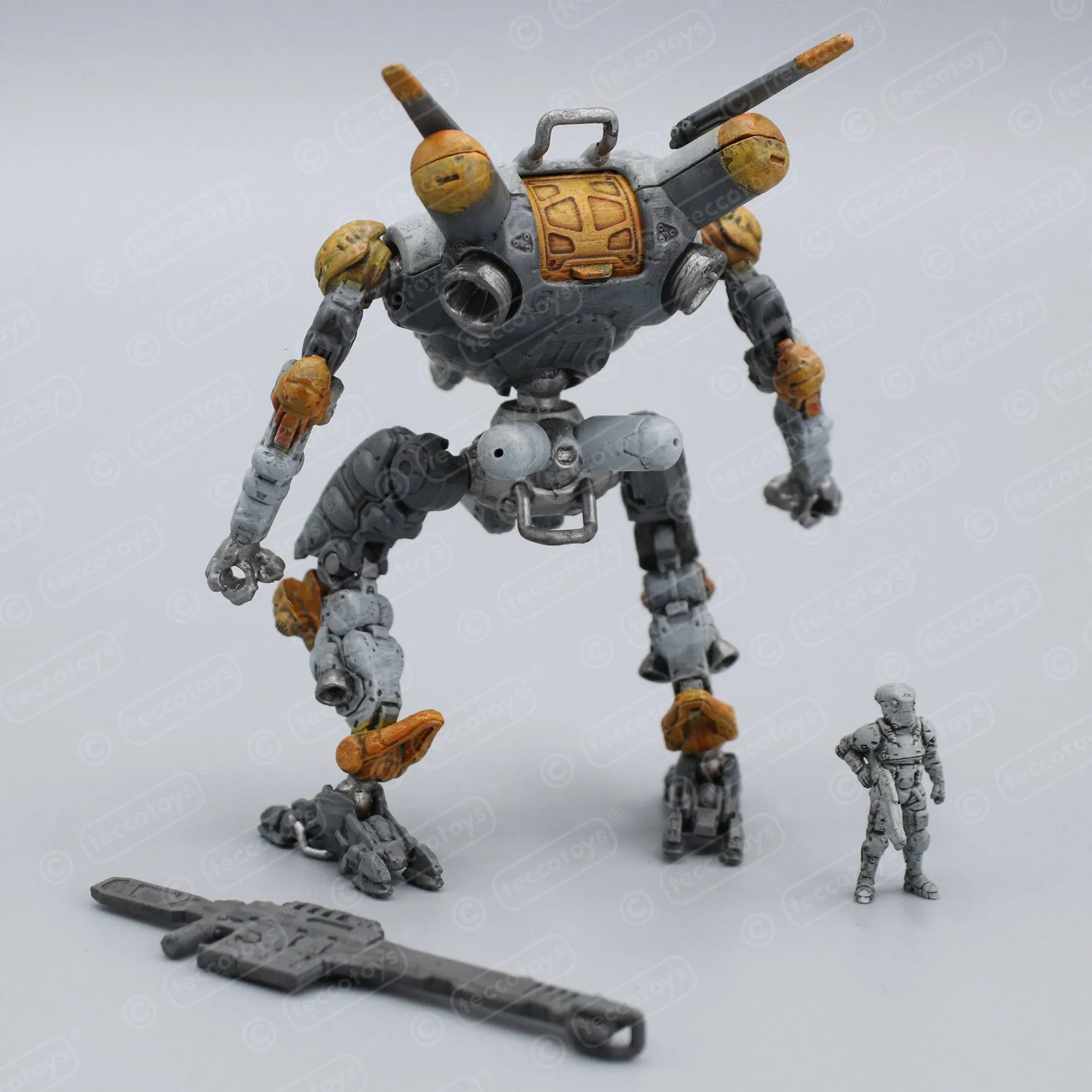 Pocket Mech™ "Vulture" 3D printable action figure file (pre-supported)