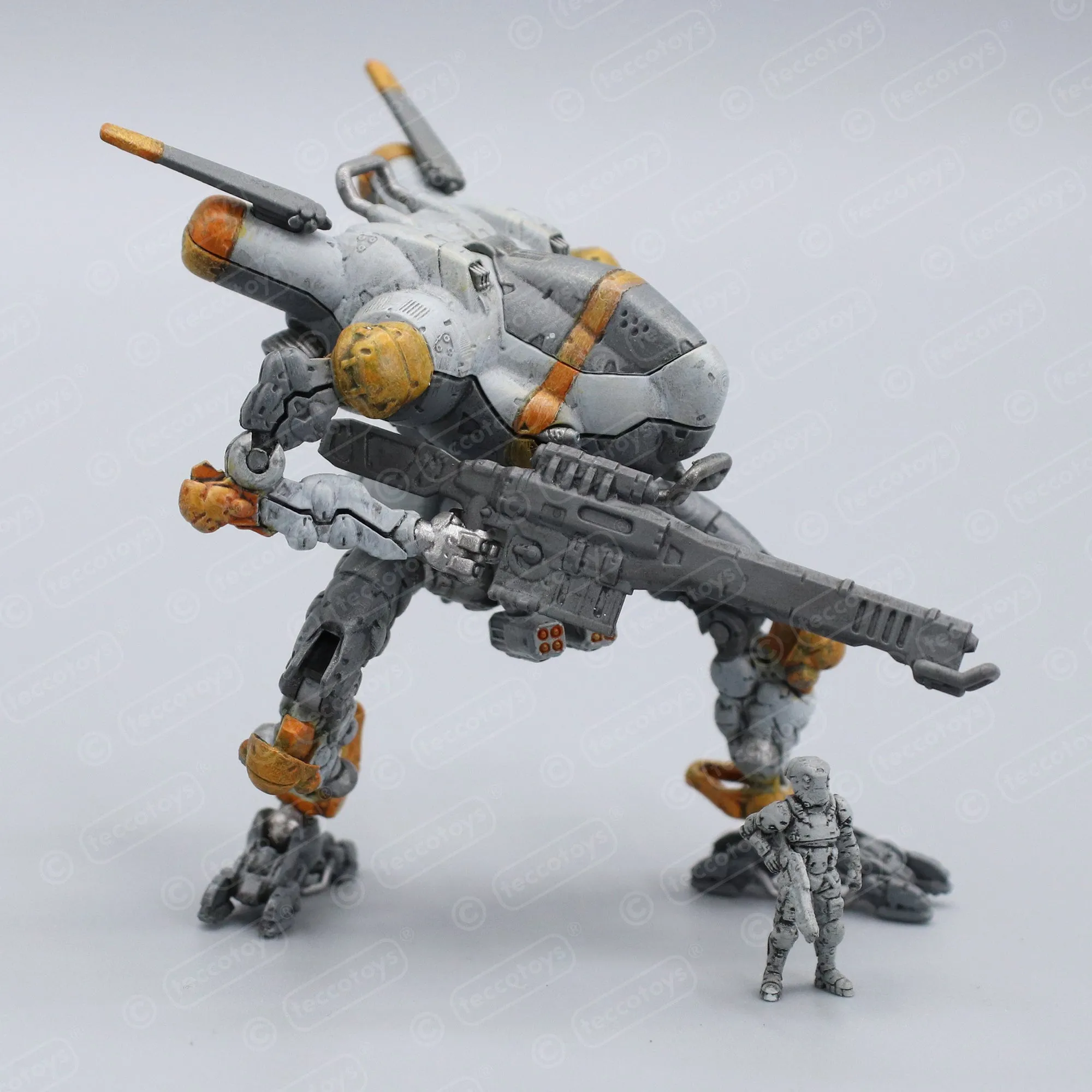 Pocket Mech™ "Vulture" 3D printable action figure file (pre-supported)