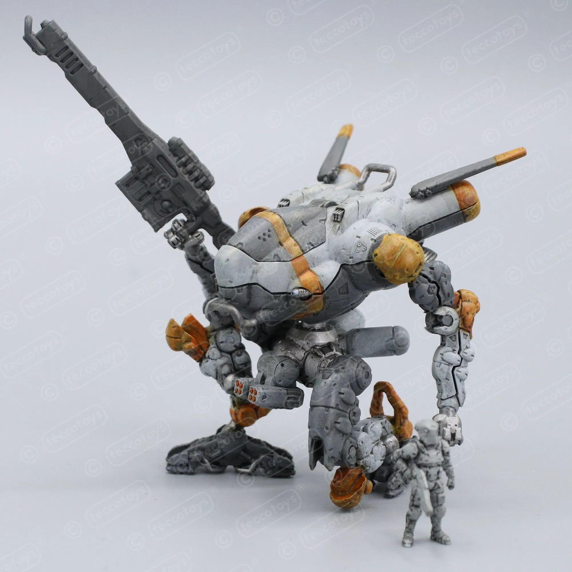 Pocket Mech™ "Vulture" 3D printable action figure file (pre-supported)