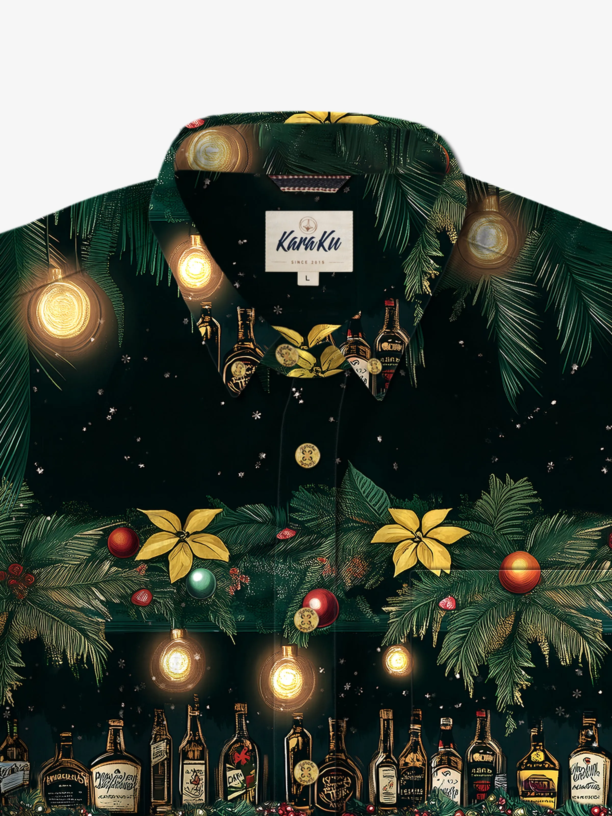 PRE-ORDER Tropical Christmas Cheer Seersucker Shirt