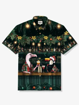 PRE-ORDER Tropical Christmas Cheer Seersucker Shirt