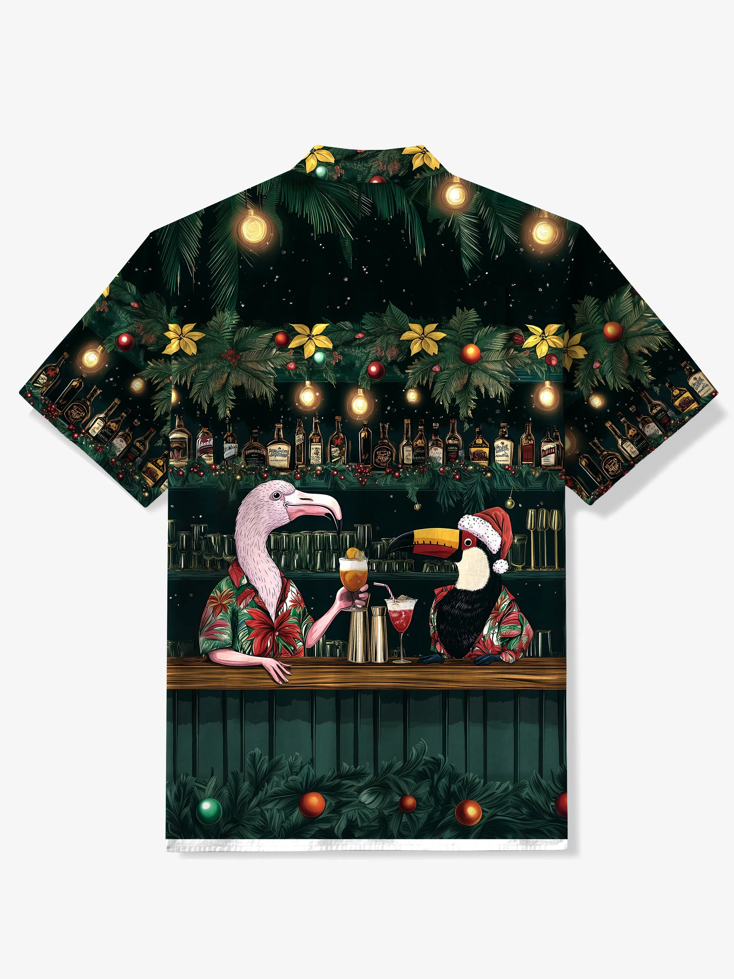 PRE-ORDER Tropical Christmas Cheer Seersucker Shirt