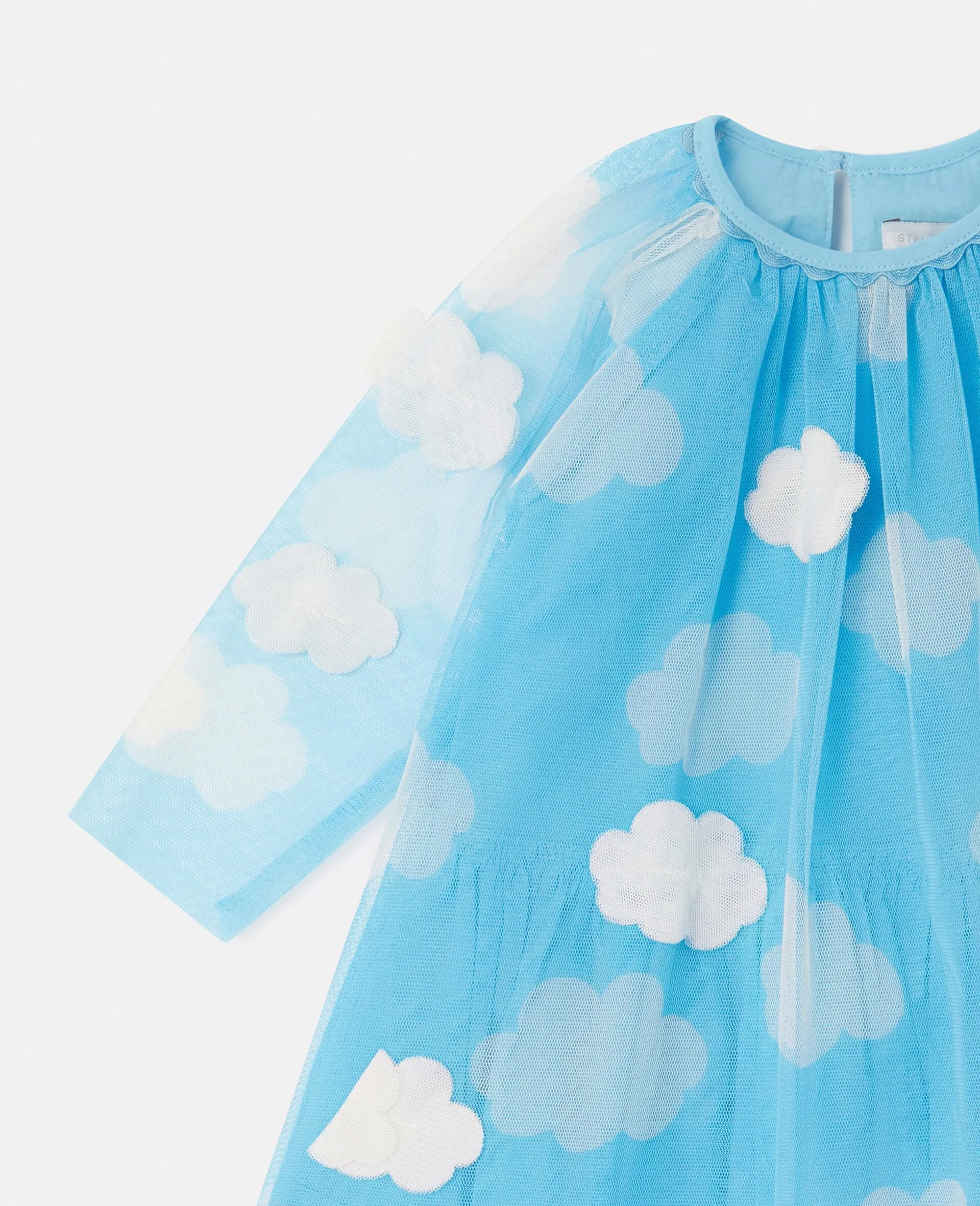 Stella McCartney Baby Girls Blue Tulle Cloud Dress