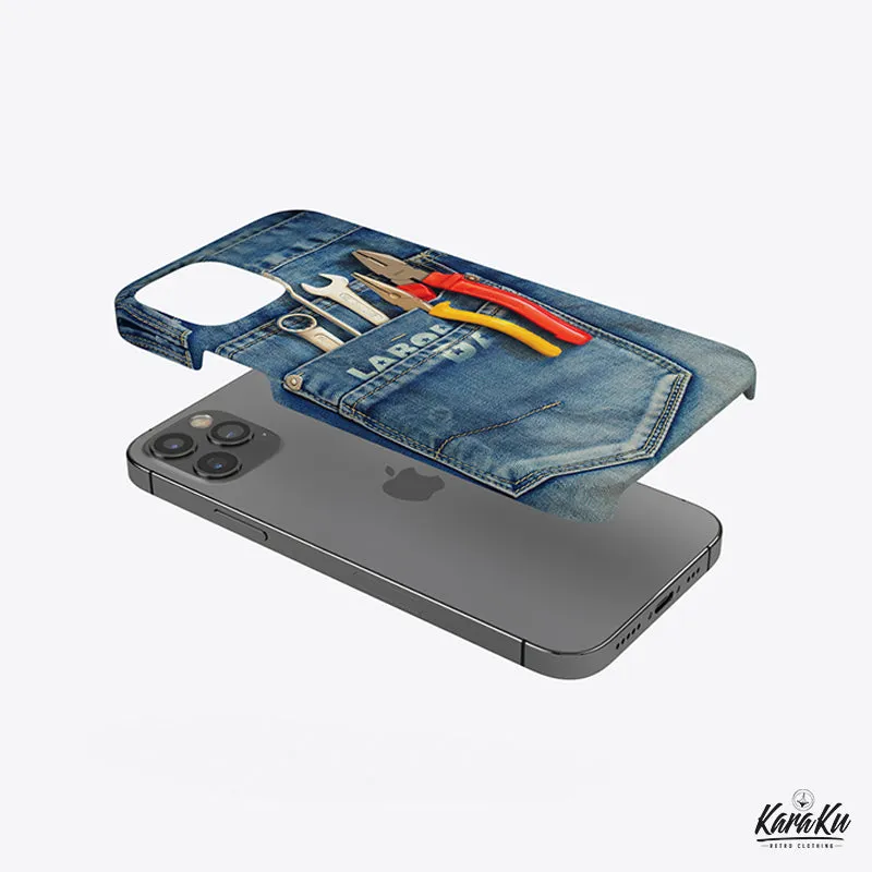 Tool Tucked into a Denim Pocket 3D-Printed Phone Case