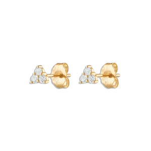 Trio Diamond Stud