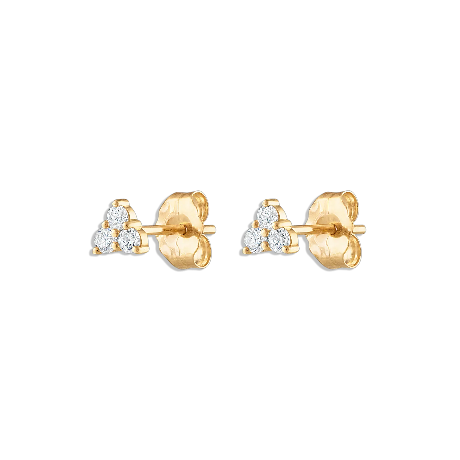 Trio Diamond Stud