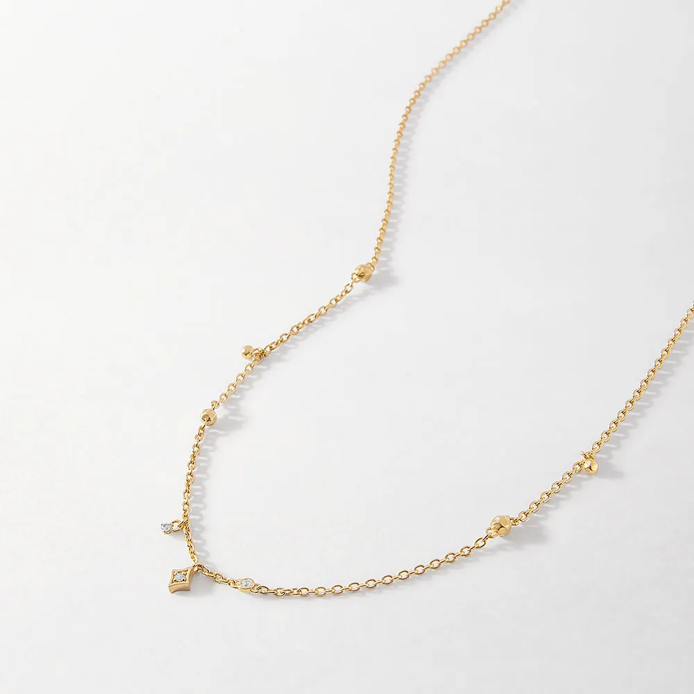 Victoria Milky Way Necklace - Gold