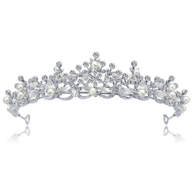 Vintage Silver Wedding Crown