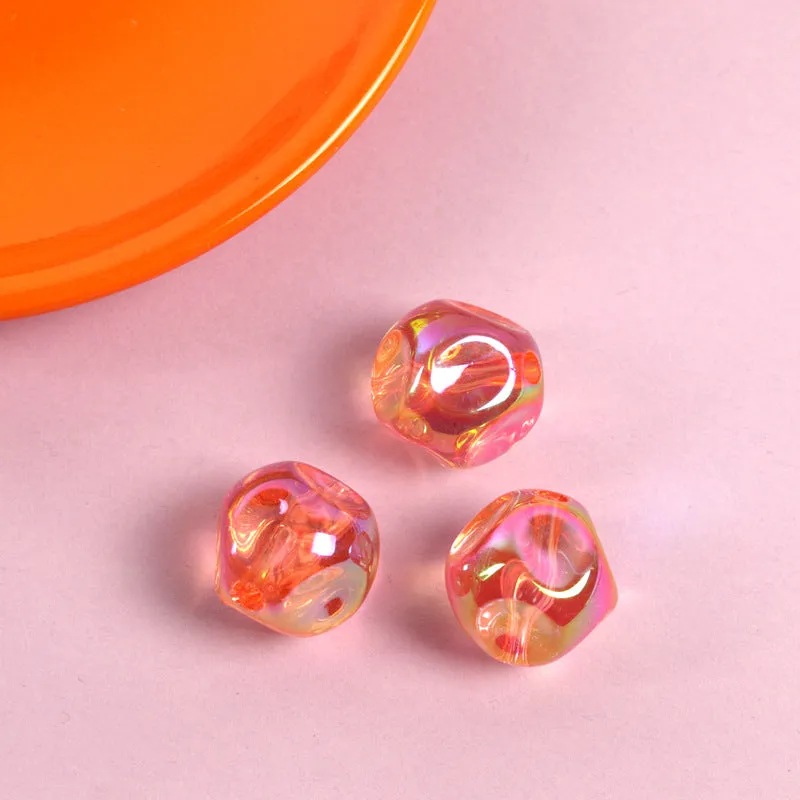 Wholesale 100PCS Acrylic Transparent Fig Beads