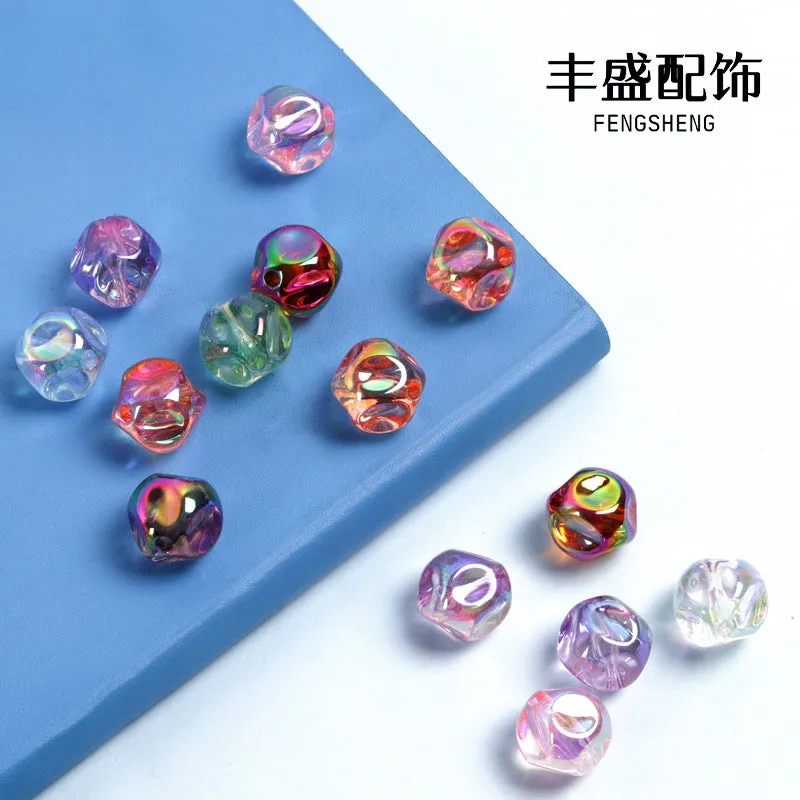 Wholesale 100PCS Acrylic Transparent Fig Beads