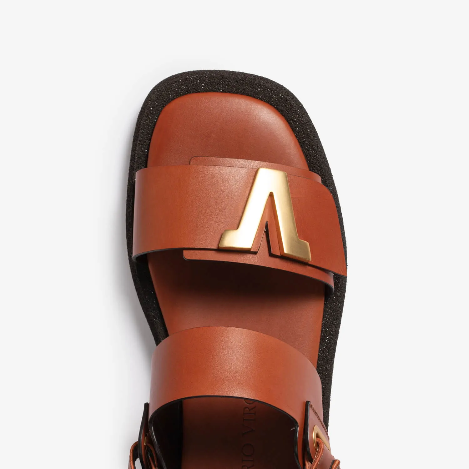 Women's calf leather sandal